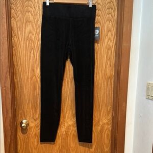 NWT Vince Camuto velvet Black Leggings